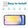 thumbnail image 4 of PAPAUTOP [2 Pcs] HD Clear Anti-Scratch Easy Installation Tempered Glass Screen Protector for Samsung Galaxy A25 5G A256E, 4 of 6