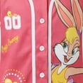 thumbnail image 6 of Looney Tunes Lola Bunny Girls Baseball Jersey, Short Sleeve Button-Up Graphic Shirt- Little and Big Girl Sizes, 6 of 7