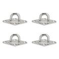 thumbnail image 4 of LAFGUR 4 Pack 304 Stainless Steel Eye Plate Rust Resistant Eye Plate Hook For Fix Ropes Steel Wires,304 Stainless Steel Eye Plate Hook,Heavy Duty Pad Eye Plate, 4 of 8