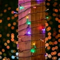 thumbnail image 3 of Novelty Lights Multi 100 LED Christmas Mini Light Set (Brown Wire, 50 Feet), 3 of 5