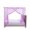 🍒 Purple_Base#3665, variant on Net Bed Canopy Polyester Mesh Side Opening Curtain for Bedroom and Outdoor Use