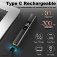 thumbnail image 3 of Rechargeable Ear and Nose Hair Trimmer for Men Women，Dual-Blade Waterproof Nose Hair Trimmer Clipper Pro-15,000 RPM Motor with 3 Speed  and LED Display,USB Rechargeable Easy to Clean, 3 of 7