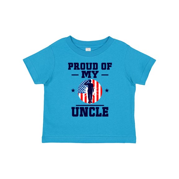Inktastic Military Uncle Proud Nephew Boys or Girls Toddler T-Shirt