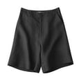 thumbnail image 2 of Gaecuw Linen Pants for Women Casual Summer Regular Fit Lounge Trousers Pull On Pants Sweatpants Casual Loose Baggy Workout Shorts High Waisted Linen Summer Short Length Shorts Solid Running Shorts, 2 of 6