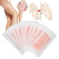 thumbnail image 4 of 10 tiras de cera para depilación de piernas, cuerpo y rostro (rosa), 4 of 14