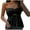 Black, variant on LYXSSBYX Tank Tops for Women Women's Bra Knitted Suspender Lace Sleeveless Off Shoulder Tight-fitting Thin Wool Knit Jacket
