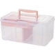 thumbnail image 1 of GOOHOCHY Caja de almacenamiento transparente, portátil, multiusos, con asas (4,8 l), 1 of 8