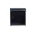 thumbnail image 3 of Leece Wall Mounted Mailbox In Black With Combo Lock, 3 of 3