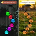 thumbnail image 6 of KMMYS Solar Wind Chime Lights, LED Pumpkin Lantern, Halloween Outdoor Decor, Garden Lighting Fixtures, Unique Gifts for Fall Decorations, Decorative Lighting for Porch and Yard, 6 of 7