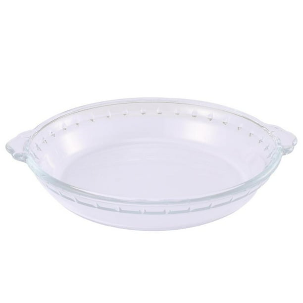 8 Inch Glass Pie Plate Pie Baking Dishes Transparent Microwave Oven