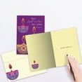 thumbnail image 3 of Tree-Free Greetings Diwali Greeting Card 2 Pack, 5x7, Light and Love (GT64430), 3 of 7