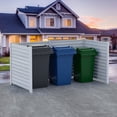 thumbnail image 2 of Kozyard Ground Mounting Kit for 4-Panel Privacy Screens – Perfect for Securing to Concrete – Helps Hide Clutter and Keep Your Outdoor Space Neat – Fits Both White & Black Panels, 2 of 5