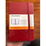 Moleskine Classic Notebook, Pocket, Ruled, Red, Hard Cover (3.5 x 5.5)