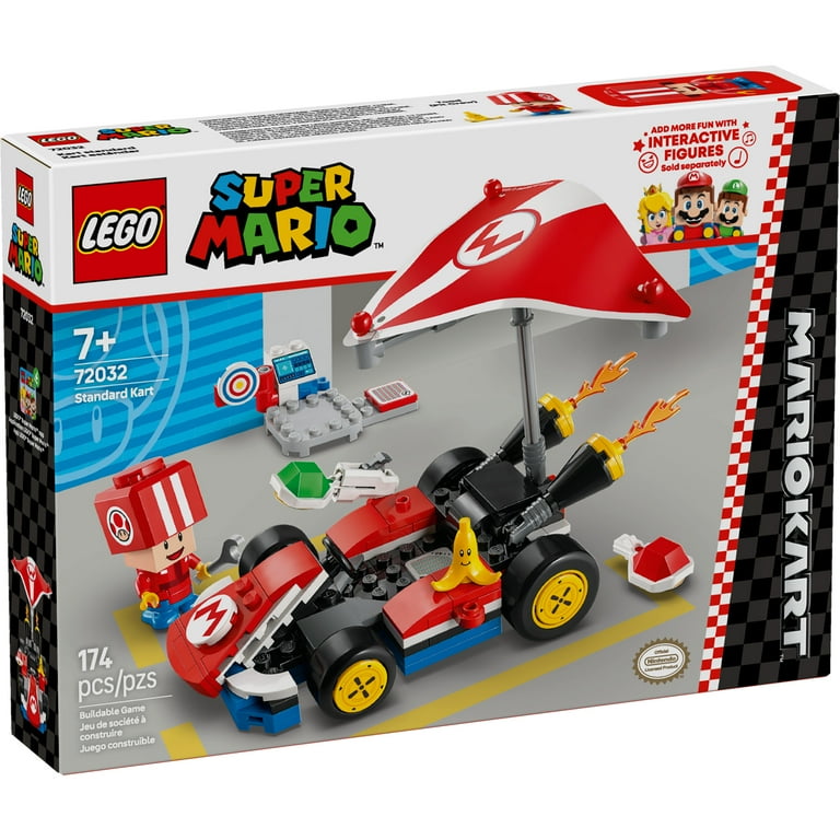 LEGO Super Mario: Mario Kart Standard Kit - Collectible Toy Building Set for Kids, Boys and Girls, Ages 7+ - Nintendo Mario Kart Toy for Fans - Birthday Gift Idea - 72032