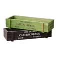 thumbnail image 4 of 2PCS Wood Planter Box Succulent Planter Decorative Rectangular Garden Planter Plant Container Box Large Outdoor Garden Planters for Indoor and Outdoor, 4 of 7