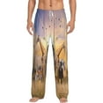 thumbnail image 2 of Kdxio Wildlife Protection Print Men's Sleep Pajama Pant Lounge Pants with Pockets, 2 of 8