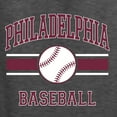 thumbnail image 6 of Wild Bobby City of Philadelphia Baseball Fantasy Fan Sports Men's T-Shirt, Heather Black, X-Large, 6 of 6