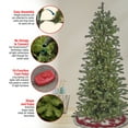 thumbnail image 5 of Open Box National Tree Company HGTV 7.5 Foot Slim Flocked Christmas Tree, 5 of 7