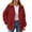 C-Wine519, variant on DHFJKG Quilted Padded Jackets For Women Long Sleeve Snap Button Collared Loose Fit Lightweight Coat Versatile Outerwear