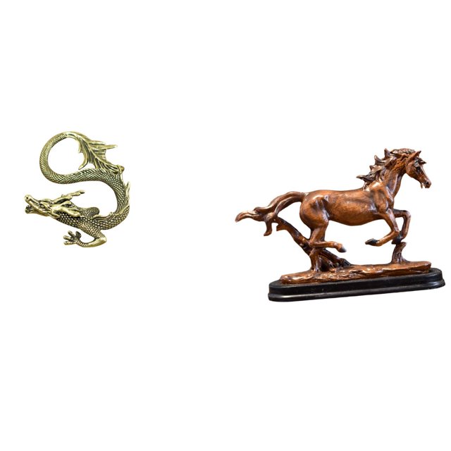 Estatua En Miniatura De Caballo De Latón, Figura De Arte Chino, Adorno Coleccionable Para El Hogar, Oficina, Escritorio, Dormitorio, Sala De Estar, Decoración Del Año 2024.