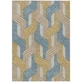 thumbnail image 2 of Addison Rugs Chantille Indoor/Outdoor Transitional Mid-century Modern Gold Machine Washable Rectangle Rug, 9' x 12', 2 of 8