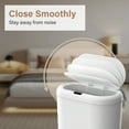 thumbnail image 5 of TINANA Automatic Sensor Trash Can with Lid 2 Pack: 3.3 Gallon Plastic Garbage Bins, Waterproof Touchless Slimline Wastebasket for Bathroom, Bedroom, Kitchen, Office, White, 5 of 7