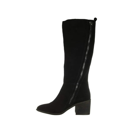 Carlos by Carlos Santana Womens Ashbury Leather Pointed Toe Knee High Cold We...