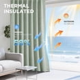 thumbnail image 4 of Cortinas Blackout Joydeco Verde Salvia 42x90 cm 2 Paneles, 4 of 9