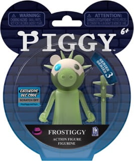 PIGGY - Frostiggy Action Figure (3.25" Buildable Toy, Series 3) [Includes DLC Items]