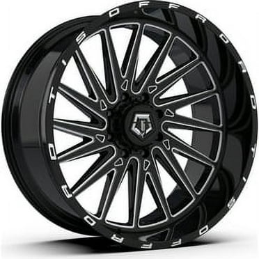 22x10 TIS 547BM Gloss Black Milled Wheel 6x135 (10mm)