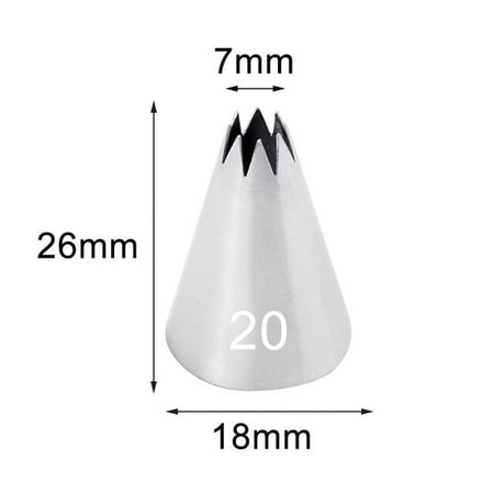 

1/3PCS Metal Cream Nozzle Cake Decorating Stainless Steel Icing Pipe Nozzle Tips New Cake Fondant Decorating Baking Tools