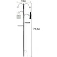 thumbnail image 2 of Urban Deco Bird Feeding Station with Water Bowl and Mesh Tray, Includes Wing Nuts, 75.6 in Height, 2 of 7