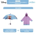 thumbnail image 5 of Disney Kids Umbrella and Slicker, Frozen Toddler Girl Rain Wear Set, for Ages 4-5, 5 of 7
