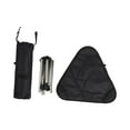 thumbnail image 2 of Taburete de camping Silla de camping Pequeña silla plegable para senderismo Pesca Barbacoa Negro, 2 of 8