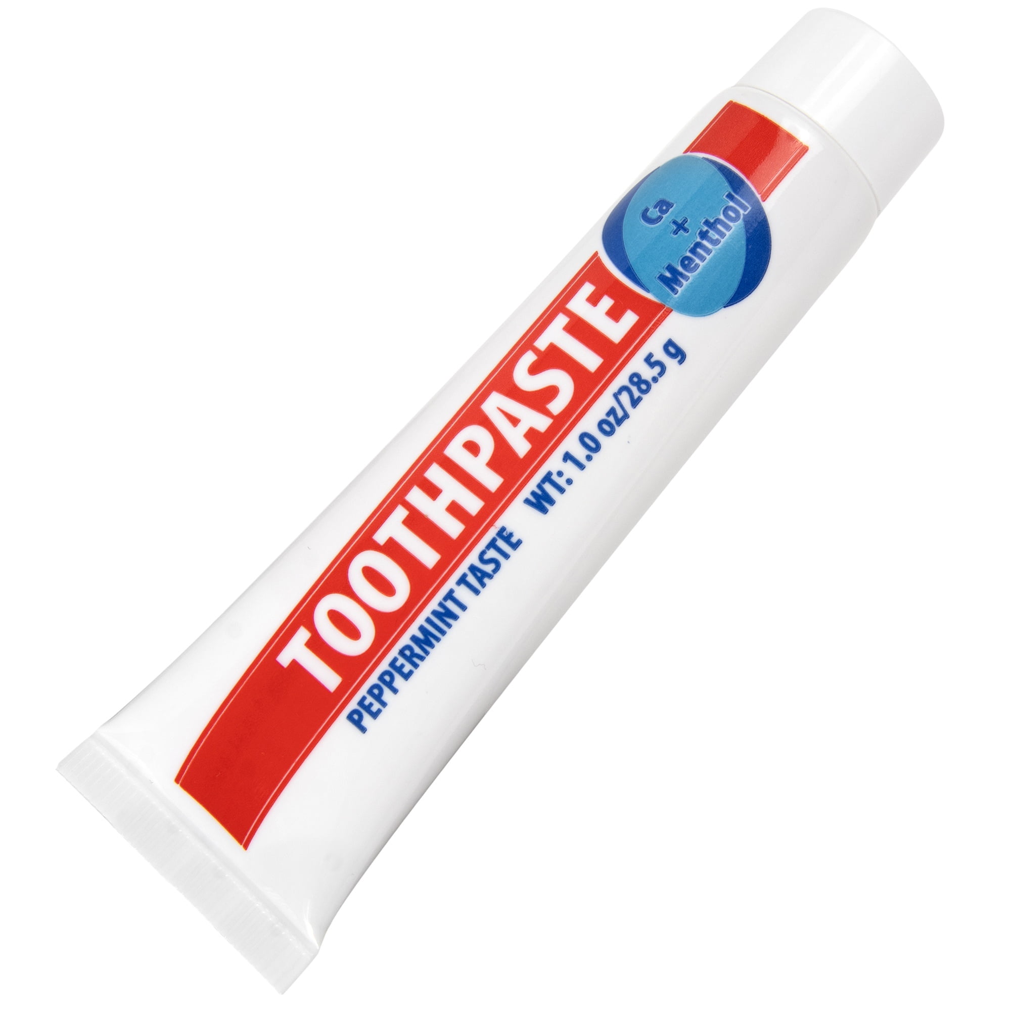 100 pack 1 Oz. Peppermint Toothpaste - Hospitality, Hotel, Homeless Shelter, Donation, Charity Drive, Disaster Relief Supplies - 100 Tubes