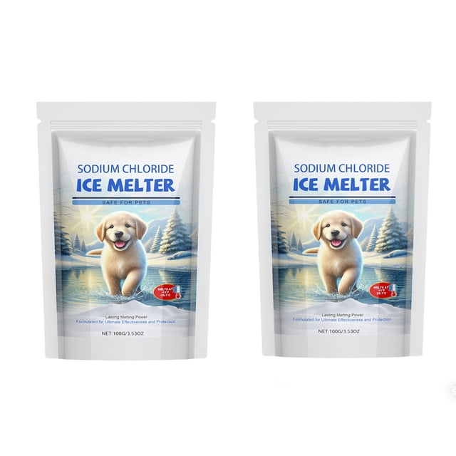 A Ice Melter 2 Pack A Environmentally Safe Snow Remover For Driveway Walkway 100G