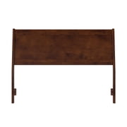 AFI Casanova Queen Sized Solid Hardwood Panel Headboard in Walnut Brown