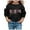 Black, variant on WOYY Toddler Girls Round Neck Sweatshirt Letter Print Casual Pullover Top, Sizes 3-4T