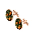 thumbnail image 2 of Tangerine Elegant Men's Cufflinks for Formal Attire, Made of Stainless Steel, Ideal for Business Meetings and Special Occasions, 2 of 6