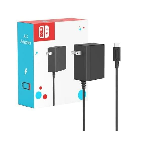 can 45W Charger for Nintendo Switch - 15V 2.6A AC Adapter Fast Charging with 10FT USB C Cord - Compatible with Switch Lite, OLED, Steam Deck - Support TV Mode