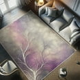 thumbnail image 4 of Ambesonne Branches Decorative Rug Carpet, Abstract Leafless Tree, 2' 2" x 3' 7", Pale Purple Grey Mauve, 4 of 5