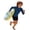 #01-Navy, variant on Boys Swim Shirt Size 3-4 Years, Boys Rash Guard Swim Shirts Long Sleeve UPF 50 Swimwear Toddler Kids Sun Protection SPF Water Surfing Swimming Shirts