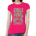 thumbnail image 1 of Camiseta de manga corta Cali de la República de California Rosa caliente Medio, 1 of 1