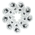 thumbnail image 3 of Cubiertas de cabeza de hierro de golf DYNWAVEMX 9 piezas Classic Spiders PU Golf Wedge Covers Set, 3 of 8