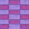 thumbnail image 1 of Ahgly Company Machine Washable Indoor Square Transitional Purple Mimosa Purple Area Rugs, 6' Square, 1 of 7