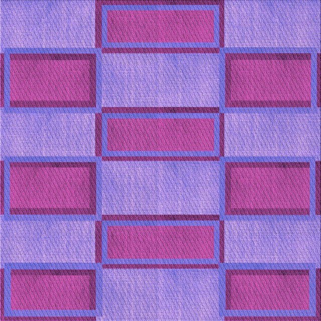 Ahgly Company Machine Washable Indoor Square Transitional Purple Mimosa Purple Area Rugs, 6' Square