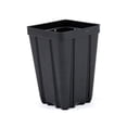 thumbnail image 1 of Pots de Serre Carrés 3,5 Po x 5 Po - Noir - Plastique - Profond - Quantité 100 par Growers Solution, 1 of 2