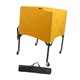 thumbnail image 4 of Carro de voleibol plegable con ruedas para gimnasio de fútbol Amarillo, 4 of 8