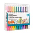 thumbnail image 1 of Pen+Gear Fine & Chisel Dual-Tip Markers, Assorted Ink Colors, 24 Count, 1 of 6