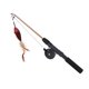 thumbnail image 5 of Juguete de caña de pescar para gatos, resistente a mordeduras, varita multifuncional de plumas para gatos, juguete para gatos, 5 of 5